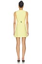 view 3 of 3 Leah Linen Mix Dress in Lemon