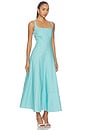 view 2 of 3 Fernanda Seam Detail Midi Dress in Blue