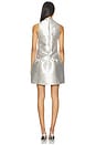 view 3 of 3 Blaze Satin Mini Dress in Silver