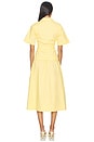 view 3 of 3 ROBE MI-LONGUE PEARL in Butter Yellow