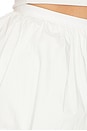 view 6 of 6 Paulo Bubble Peplum Short in White