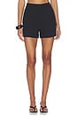 view 1 of 6 Sandra Linen Mix Short in Black