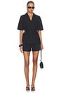 view 5 of 6 Sandra Linen Mix Short in Black