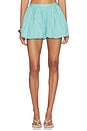 view 1 of 6 Paulo Bubble Poplin Short in Blue