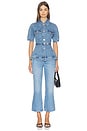 view 5 of 6 Kick Flare Jean in Light Wash