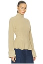 view 2 of 4 Chase Peplum Knit Sweater in Neutral