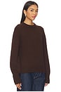 view 2 of 4 Dion Crew Neck Jumper in Chocolate