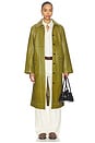 view 1 of 4 Mountain Leather Coat in Green