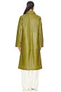 view 4 of 4 Mountain Leather Coat in Green
