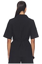 view 3 of 4 Carrie Linen Mix Blazer in Black
