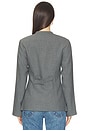 view 4 of 4 Daphne High Neck Blazer in Grey