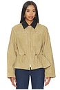 view 2 of 5 MAVIS  스웨이드 자켓 in Camel