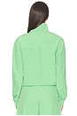 view 4 of 5 Rain Lightweight Woven Track Top in Green