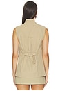 view 4 of 5 Winnie Pocket Gilet in Camel