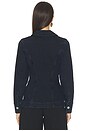 view 3 of 4 Tilly Denim Zip Jacket in Blue Black