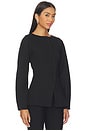 view 2 of 4 Bonnie Ponte Waisted Blazer in Black