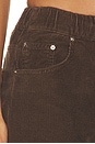 view 7 of 6 Alicia Cord Trouser in Brown