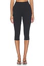view 1 of 6 Savannah Pedal Pusher Trousers in Black
