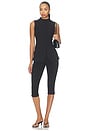 view 5 of 6 Savannah Pedal Pusher Trousers in Black