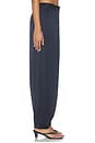 view 4 of 6 Millicent Satin Trouser in Navy in Navy 