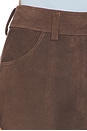 view 6 of 6 Arden Suede Culotte in Chocolate