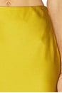 view 6 of 6 Harris Satin Skirt in Hot Mustard