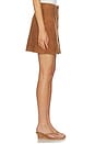 view 3 of 6 Clemmie Suede Skirt in Tan