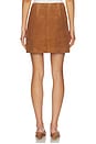view 4 of 6 Clemmie Suede Skirt in Tan