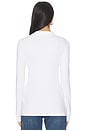 view 3 of 4 Daphne Rib Placket Top in White