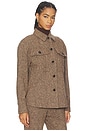 view 2 of 4 Charlie Wool Overshirt in Sand Flec