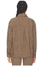 view 3 of 4 Charlie Wool Overshirt in Sand Flec