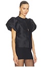 view 2 of 4 Jorja Puff Sleeve Top in Black