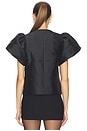 view 3 of 4 Jorja Puff Sleeve Top in Black
