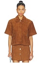 view 2 of 5 Jane Suede Shirt in Tan