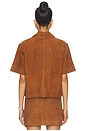 view 4 of 5 Jane Suede Shirt in Tan