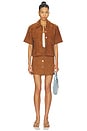 view 5 of 5 Jane Suede Shirt in Tan