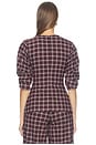 view 4 of 5 Janey Ruched Sleeve Top in Multi
