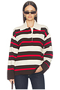 view 1 of 4 Ester Polo Top in Multi Red