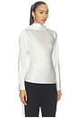 view 4 of 5 Leona Scarf Satin Top in White