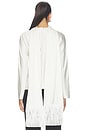 view 5 of 5 Leona Scarf Satin Top in White