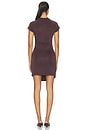 view 3 of 3 MINIVESTIDO DRAPED in Plum