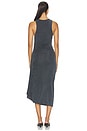 view 3 of 3 VESTIDO MIDI DRAPED in Grey
