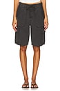 view 1 of 6 Briar Utility Short in Washed Black