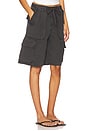 view 2 of 6 Briar Utility Short in Washed Black