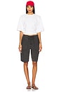 view 5 of 6 Briar Utility Short in Washed Black