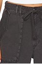 view 6 of 6 Briar Utility Short in Washed Black