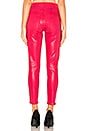 view 3 of 4 Sophie Hi Rise Skinny Crop in Flamingo Leatherette