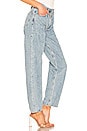 view 2 of 4 Baggy Oversized Jean With Pleats in Lark