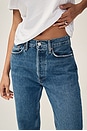 view 5 of 7 Lana Mid Rise Straight Jeans in Sphere