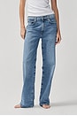 view 2 of 8 Harper Mid Rise Relaxed Straight Jeans in Flash